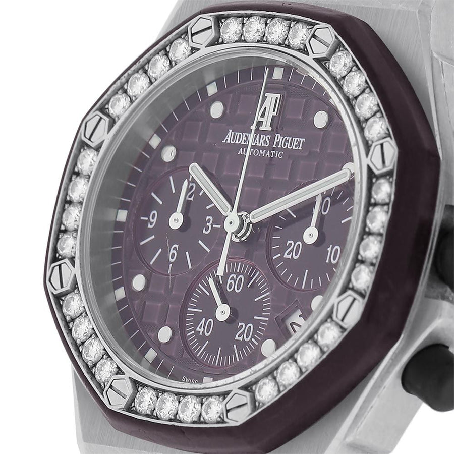 Audemars Piguet Royal Oak Offshore, Steel Gem 37MM Watch 26048SK.ZZ.D066CA.01(PRE-OWNED)