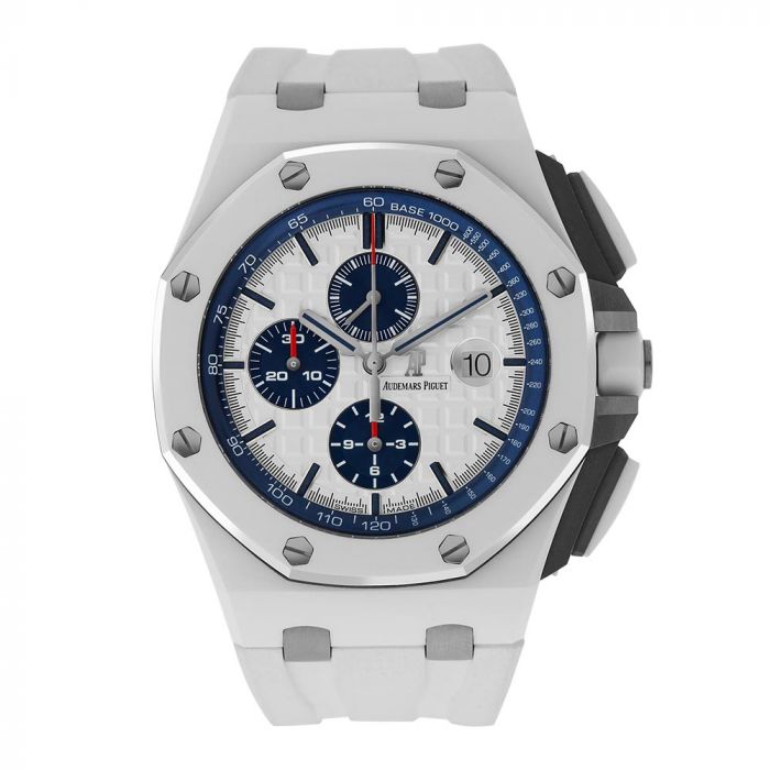 Audemars Piguet Royal Oak Offshore, White Ceramic 44MM Watch 26402CB.OO.A010CA.01(PRE-OWNED)