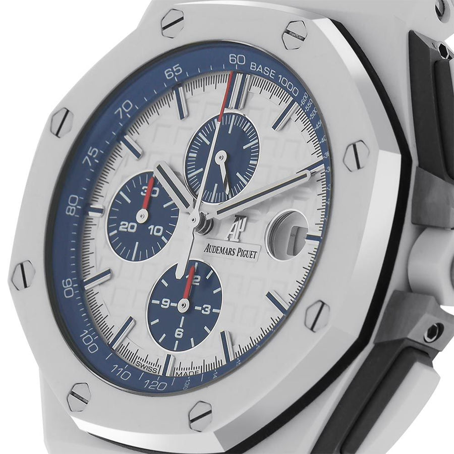 Audemars Piguet Royal Oak Offshore, White Ceramic 44MM Watch 26402CB.OO.A010CA.01(PRE-OWNED)