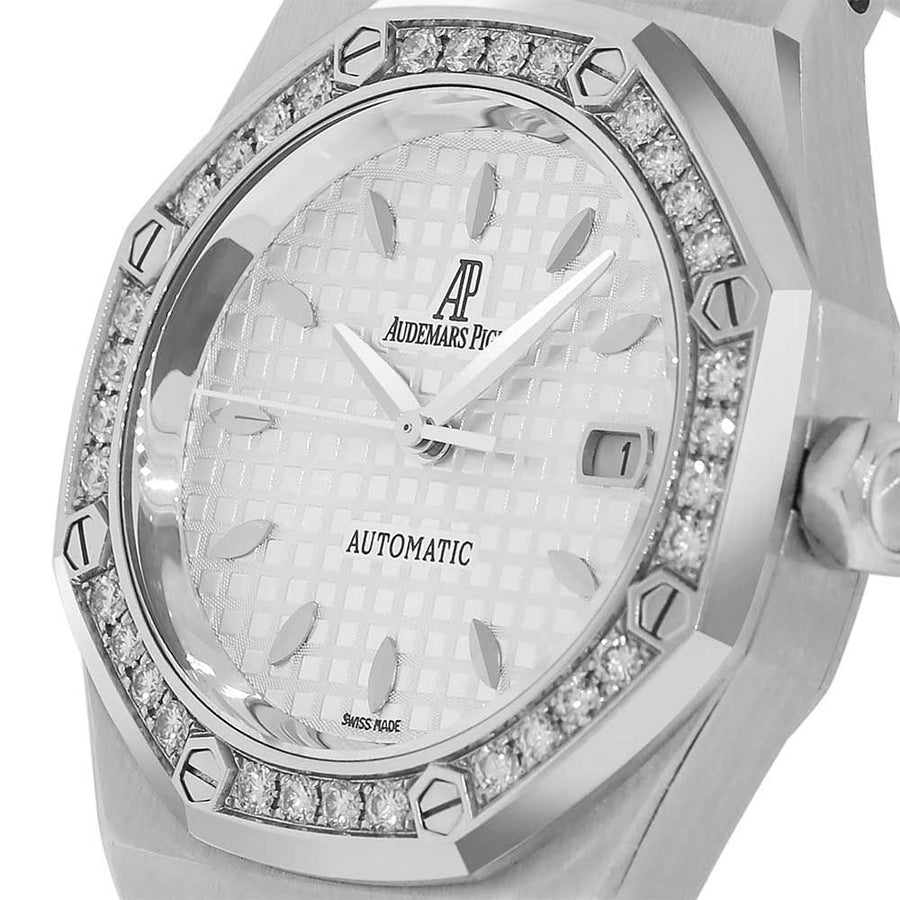 Audemars Piguet Royal Oak, Stainless Steel Diamond Self-winding 33MM Watch 77321ST.ZZ.1230ST.01