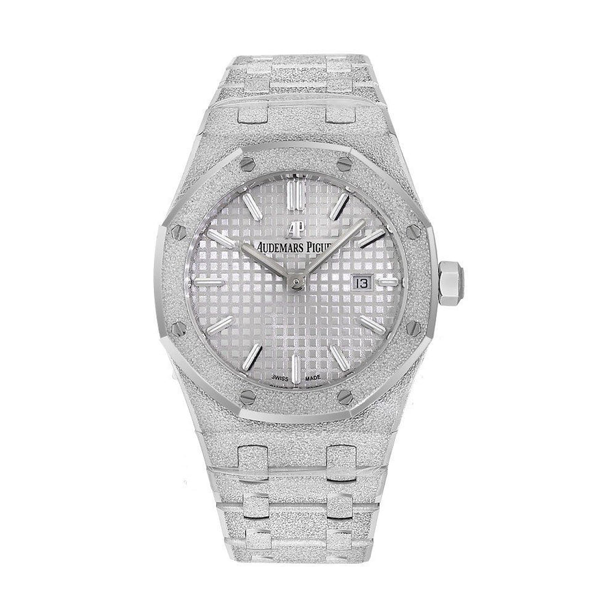 Audemars Piguet Royal Oak, Frosted 18K White Gold 33MM Watch 67653BC.GG.1263BC.01(PRE-OWNED)