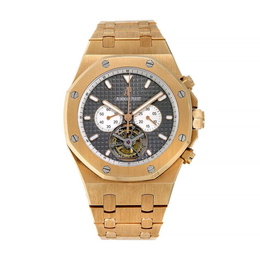 Audemars Piguet Royal Oak, 44MM Tourbillon Chronograph Watch 25977OR.OO.D005CR.01(PRE-OWNED)