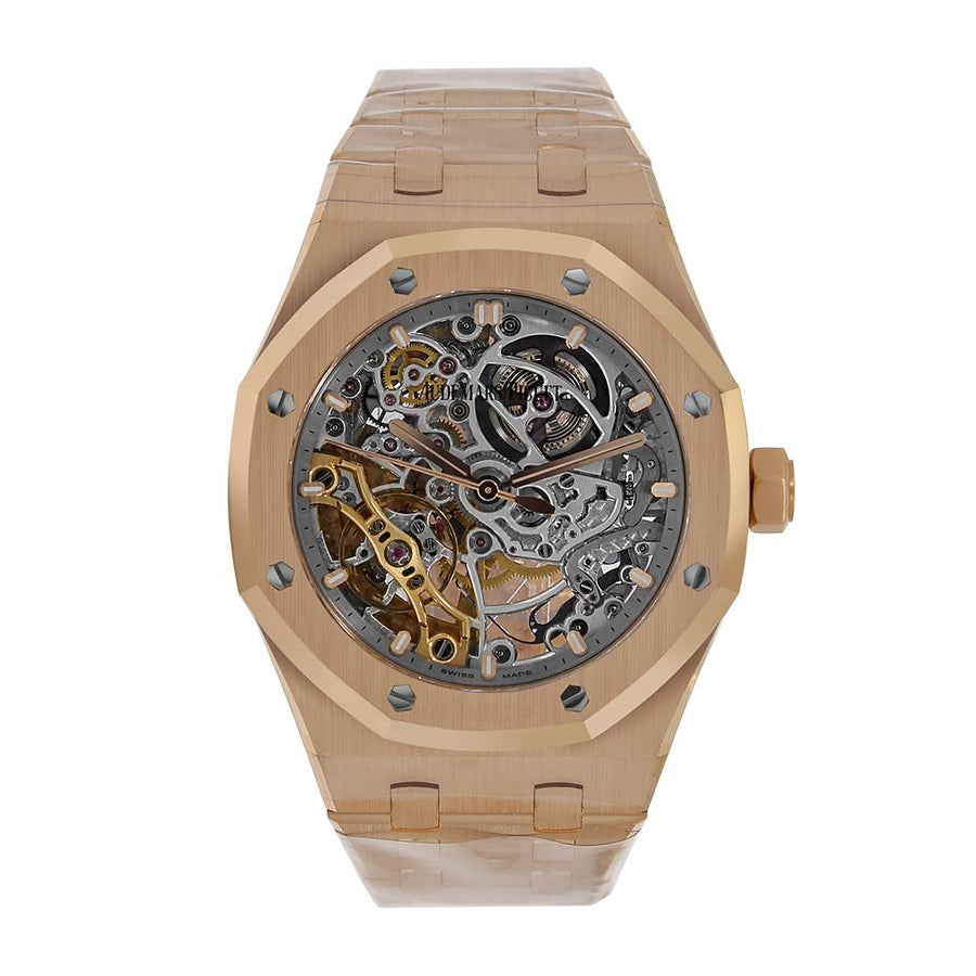 Audemars Piguet Royal Oak, Rose Gold Openworked 37MM Watch 15467OR.OO.1256OR.01