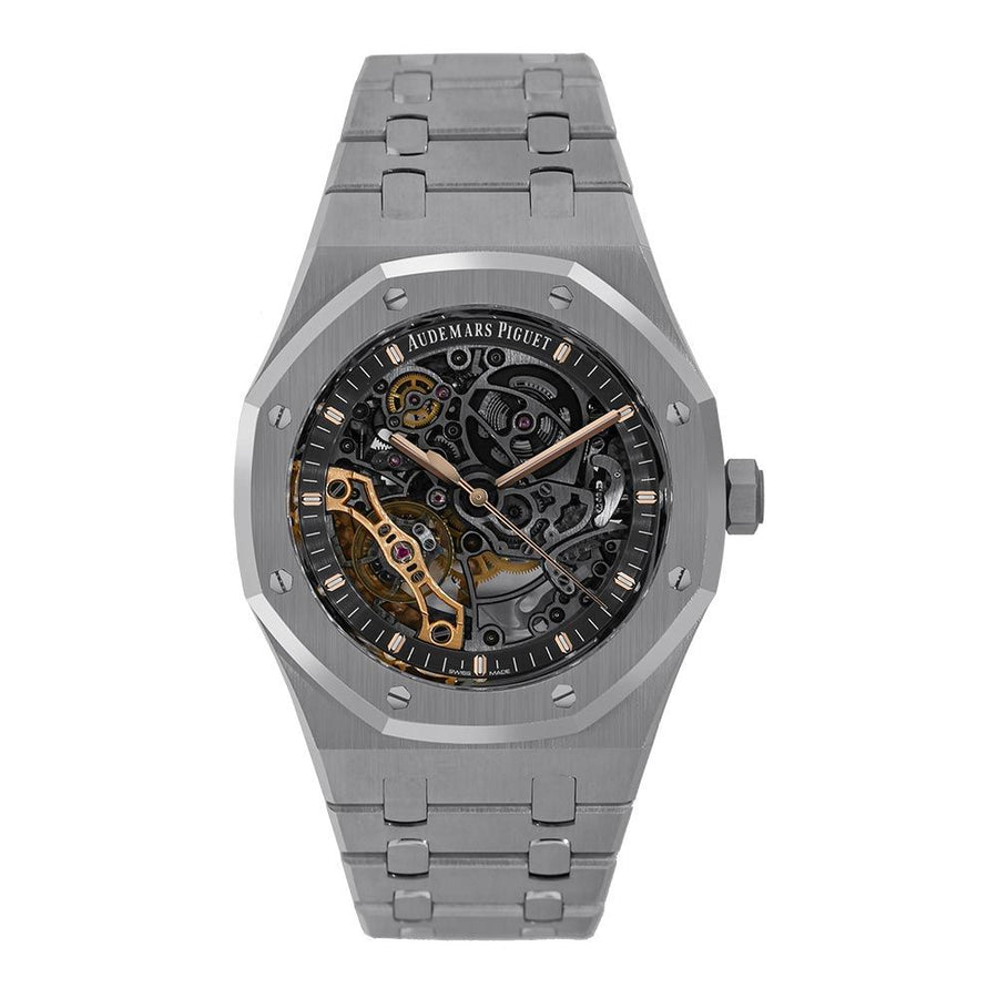 Audemars Piguet Royal Oak, Stainless-Steel Double Balance Openworked 41MM Watch 15407ST.OO.1220ST.01