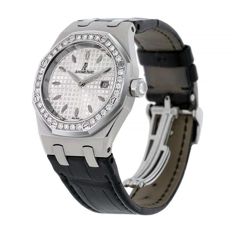 Audemars Piguet Royal Oak, Steel Diamond White 33MM Watch 67651ST.ZZ.D002CR.01(PRE-OWNED)