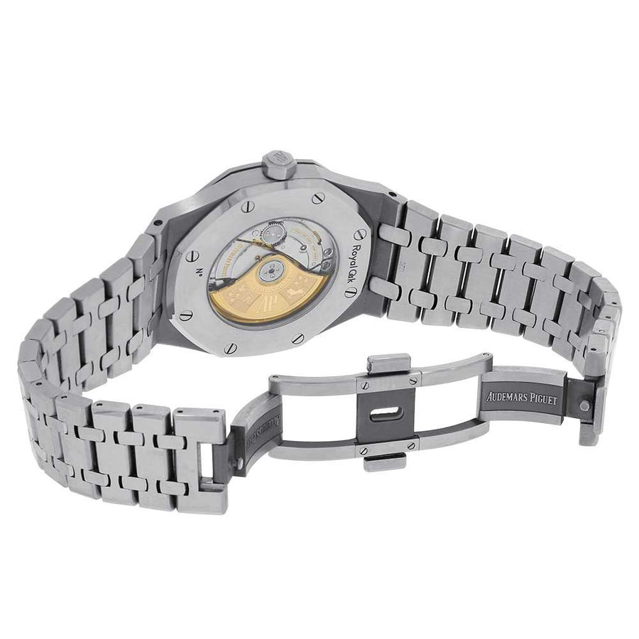 Audemars Piguet Royal Oak, Stainless-Steel Black 41MM Watch 15400ST.OO.1220ST.01(PRE-OWNED)