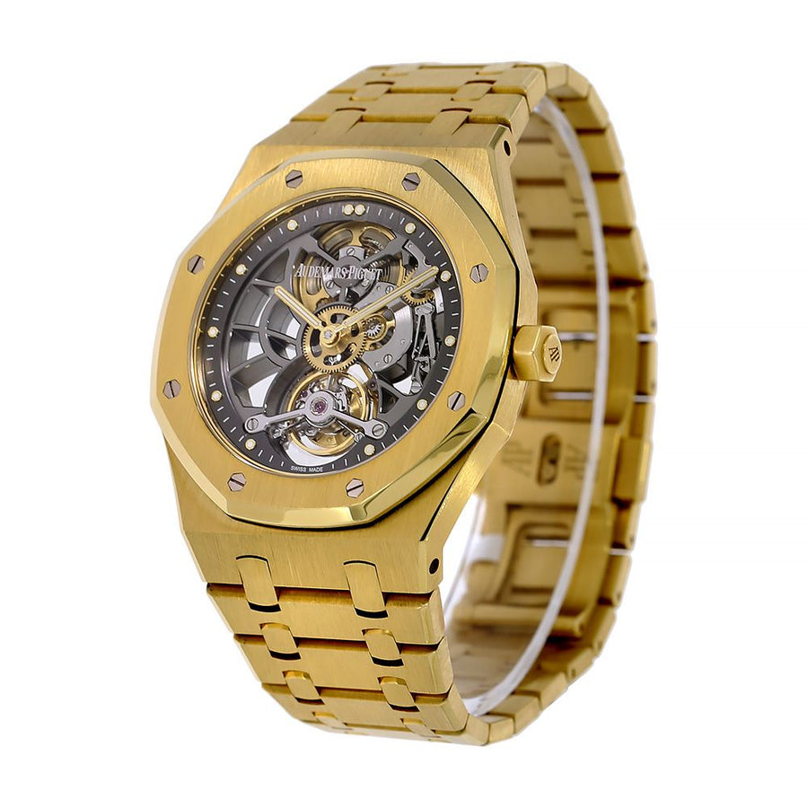 Audemars Piguet Royal Oak, Yellow Gold Tourbillon 41MM Watch 26513BA.OO.1220BA.01(PRE-OWNED)