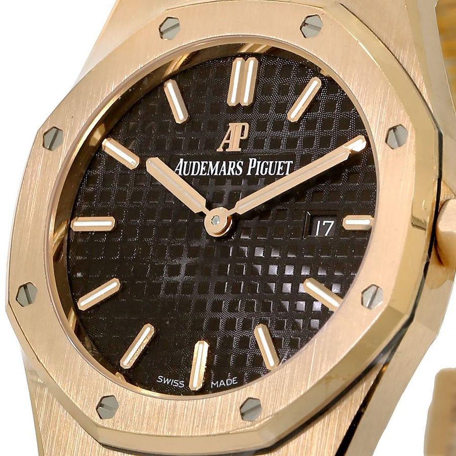 Audemars Piguet Royal Oak, Rose Gold Quartz 33MM Watch 67650OR.OO.1261OR.01