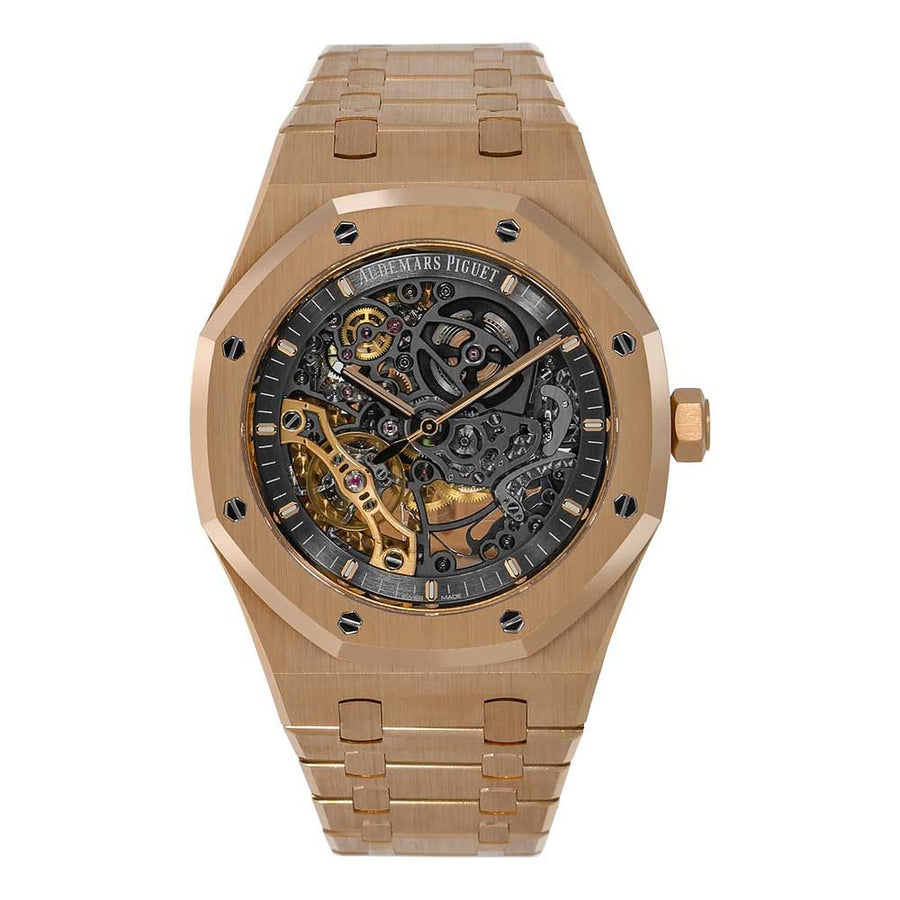 Audemars Piguet Royal Oak, Rose Gold Openworked 41MM Watch 15407OR.OO.1220OR.01