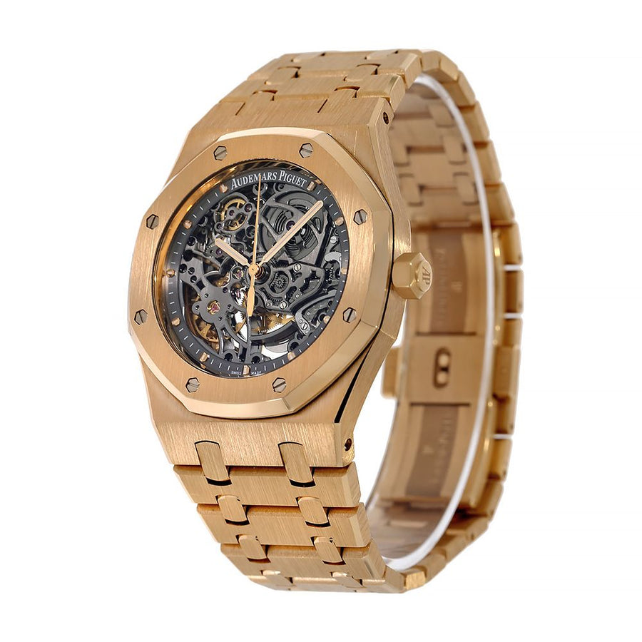 Audemars Piguet Royal Oak, Rose Gold Openworked 39MM Watch 15305OR.OO.D088CR.01