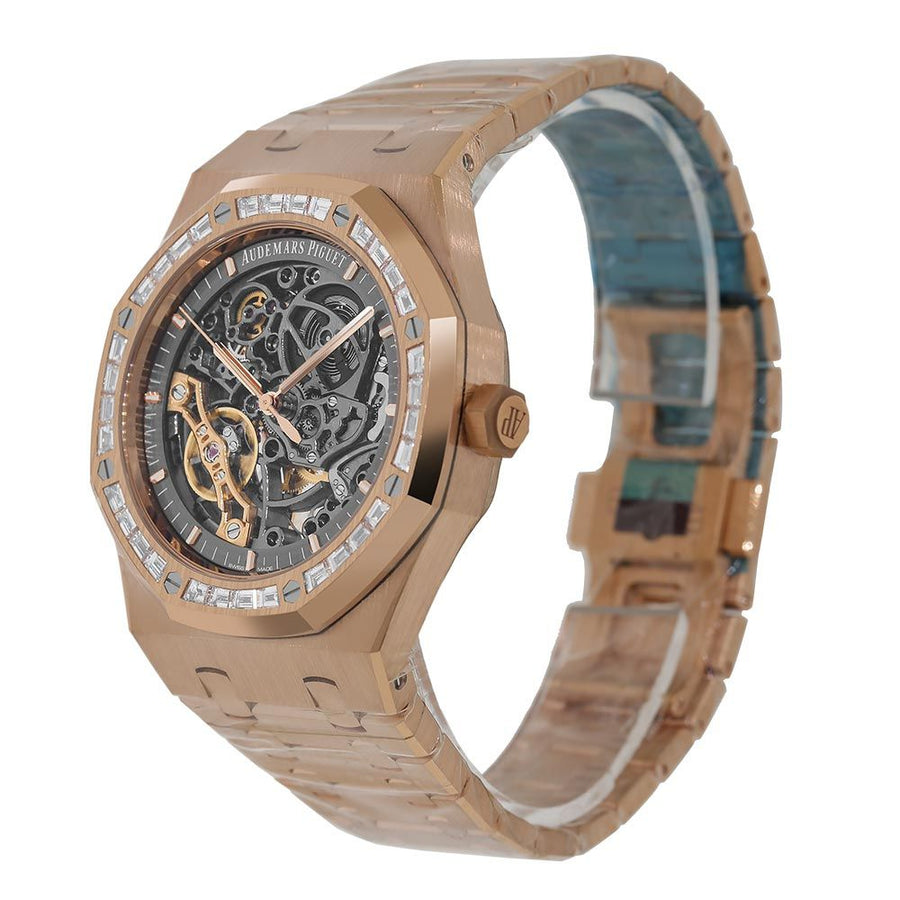 Audemars Piguet Royal Oak, Rose Gold Openworked 41MM Watch 15412OR.ZZ.1220 OR.01