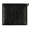 Leather Chain Strap 'Explorer' Square Bi-Fold Wallet - Black