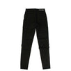 Denim Skinny MX1 Leather Patch Jeans - Black