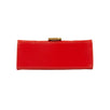 Leather Hourglass Extra Small Top Handle Bag - Red