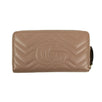 Quilted GG Marmont Matelasse Leather Zip Around Wallet - Misty Pink