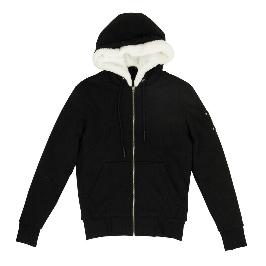 Men's 'His Bunny' Zip-Up Hooded Sweater - Black