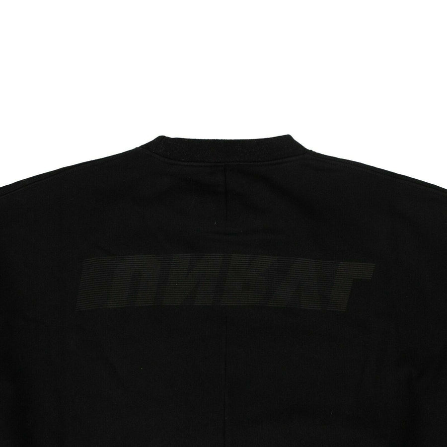 Cotton Motion Terry Crew-Neck Sweater - Black