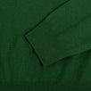 Cashmere Basic Crew Neck Sweater Top - Green