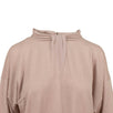 Wool With Laced Bottom Sweater Top - Misty Pink