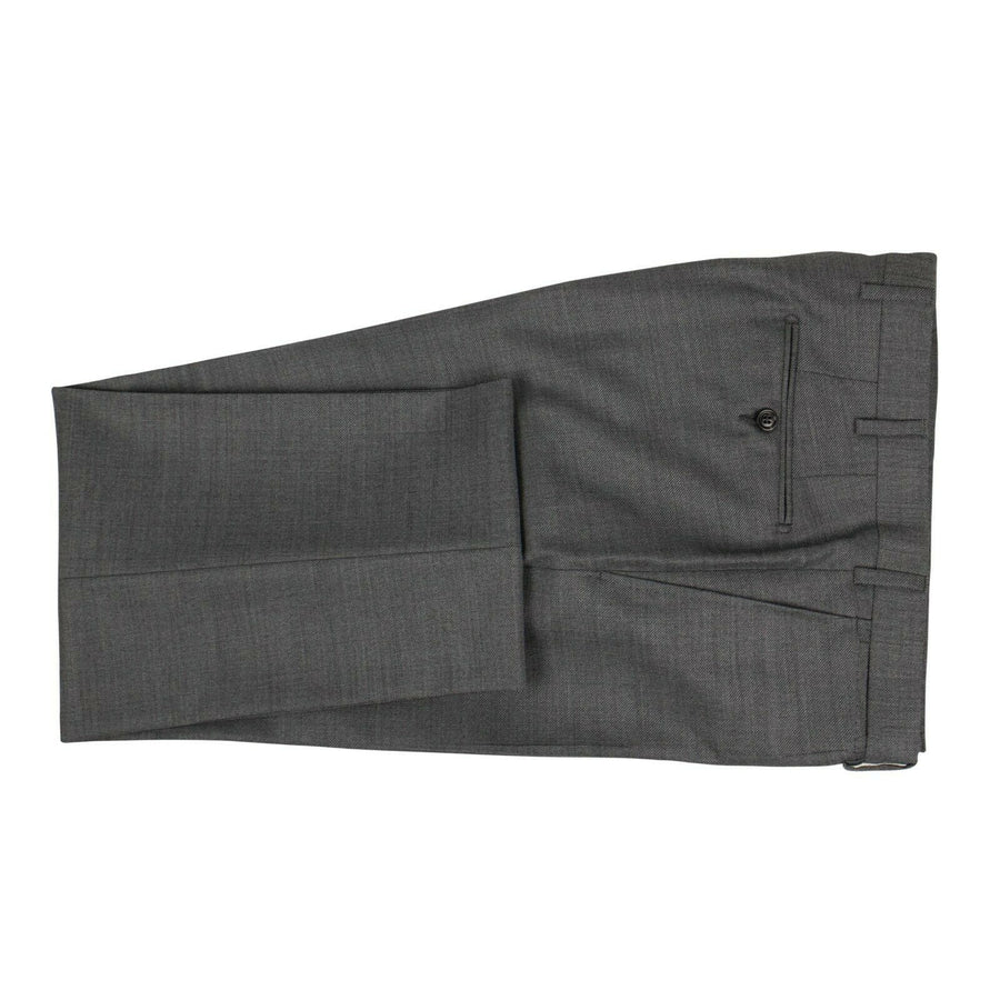 Wool Blend Two Button Suit - Gray