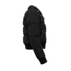 Polyester Gold Detail Short Puffer Coat - Black