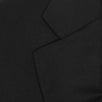 Solid Wool Two Button Suit - Black