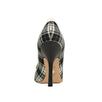 J'ADIOR Tartan Print Heels Pumps - Black