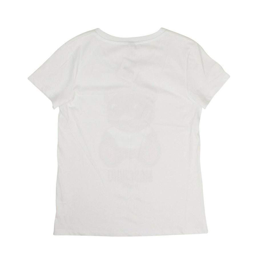 Bear Graphic Short Sleeve T-Shirt - White