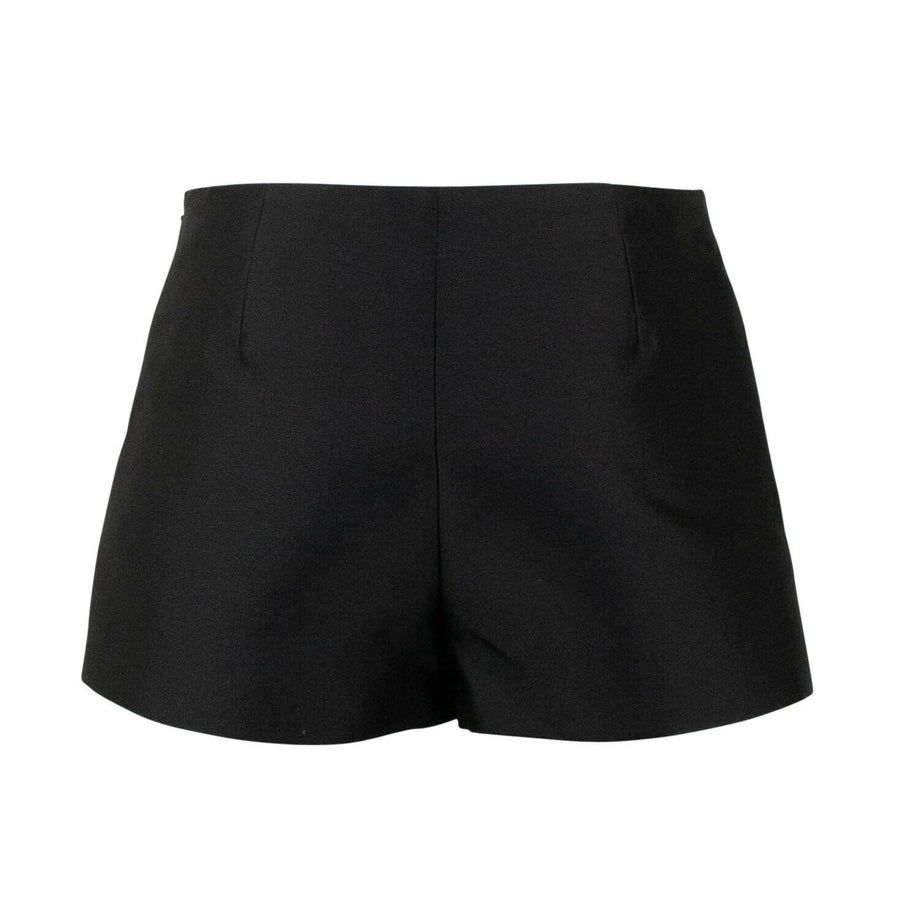 Polyester Blend Shorts - Black