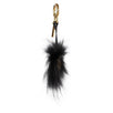 Witches Hypnoeyes Metal & Fox Fur Charm - Black / Gold