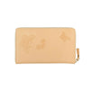 Leather Butterfly Travel Organizer Wallet - Beige