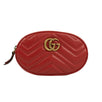 Quilted Leather GG Marmont Matelassé Belt Bag - Red