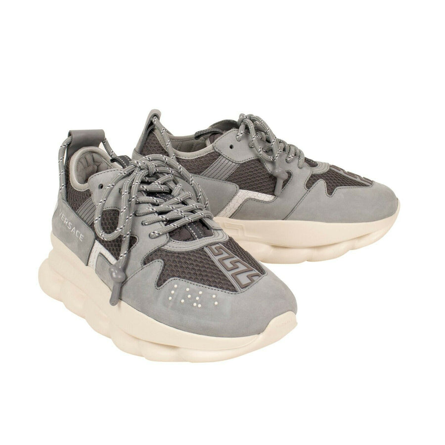 'Chain Reaction 2' Mesh Chunky Sneakers - Gray