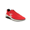 Lycra Lace Up Low-Top Sneakers - Red