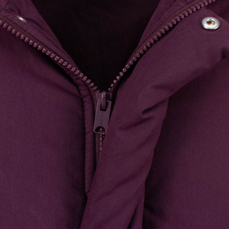 Season 5 Burgundy 'Oxblood' Short Puffer Coat - Burgundy