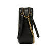 Quilted GG Marmont Tall Chevron Leather Cross Body Bag - Black