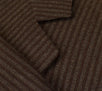 Drop 6 Striped Wool 2 Button Suit - Brown