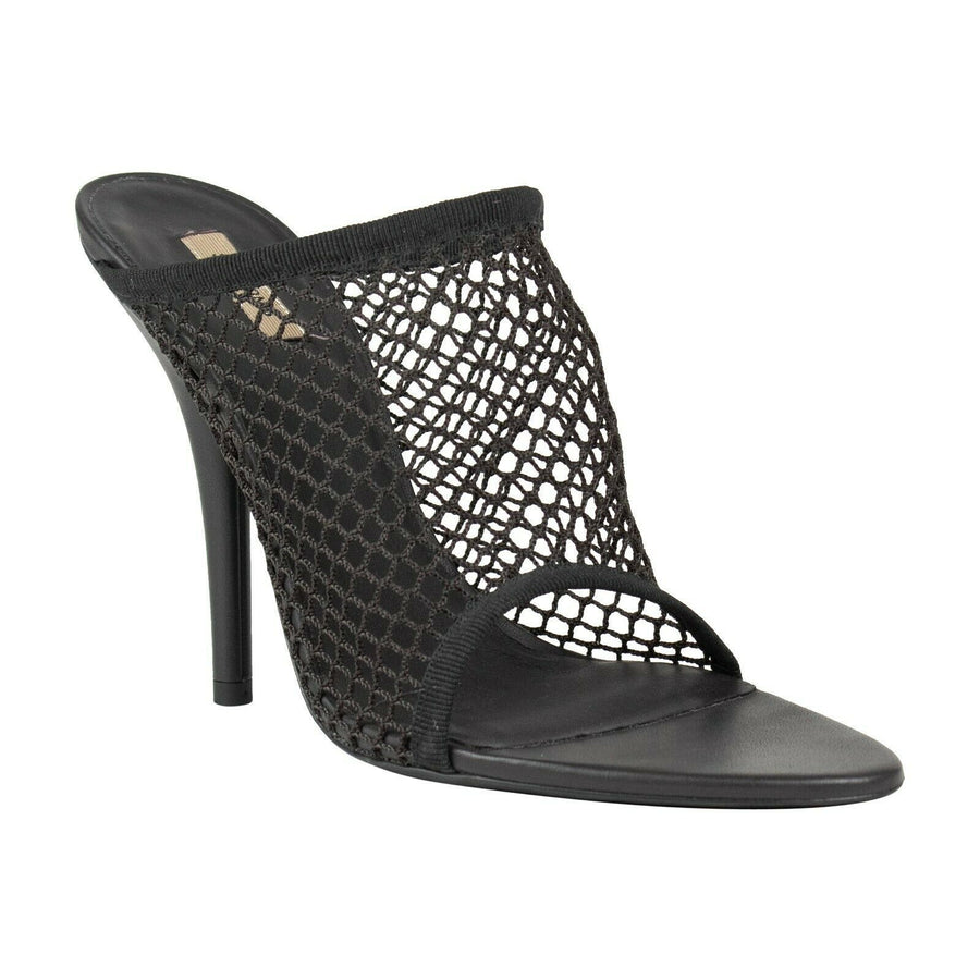 Season 6 Mesh Panel Mules Pumps - Graphite