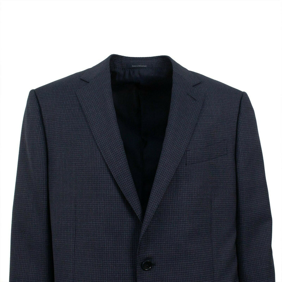 ERMENGILDO ZEGNA SU MISURA Wool Two Button Suit - Blue