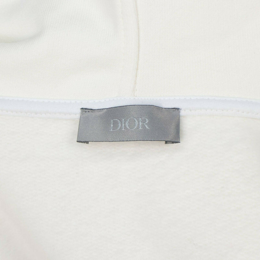 Dior Homme X Kaws Bees Zip Up Hoodie Sweater - Ivory