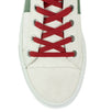 Men's Sunset Canvas And Leather Sneakers - White