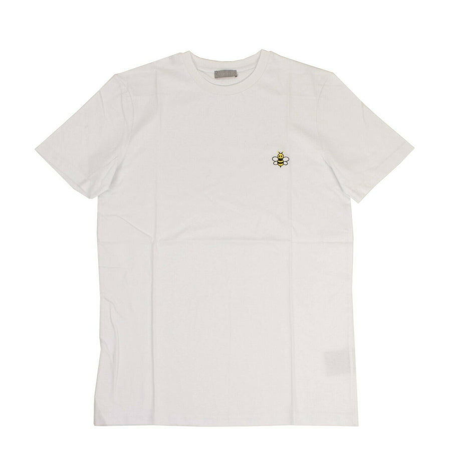 Dior x Kaws Small Bee Cotton T-Shirt - White