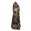 Floral Print Silk Blend Long Jacket - Multi