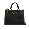 Gucci Zumi Grainy Leather Medium Top Handle Handbag - Black