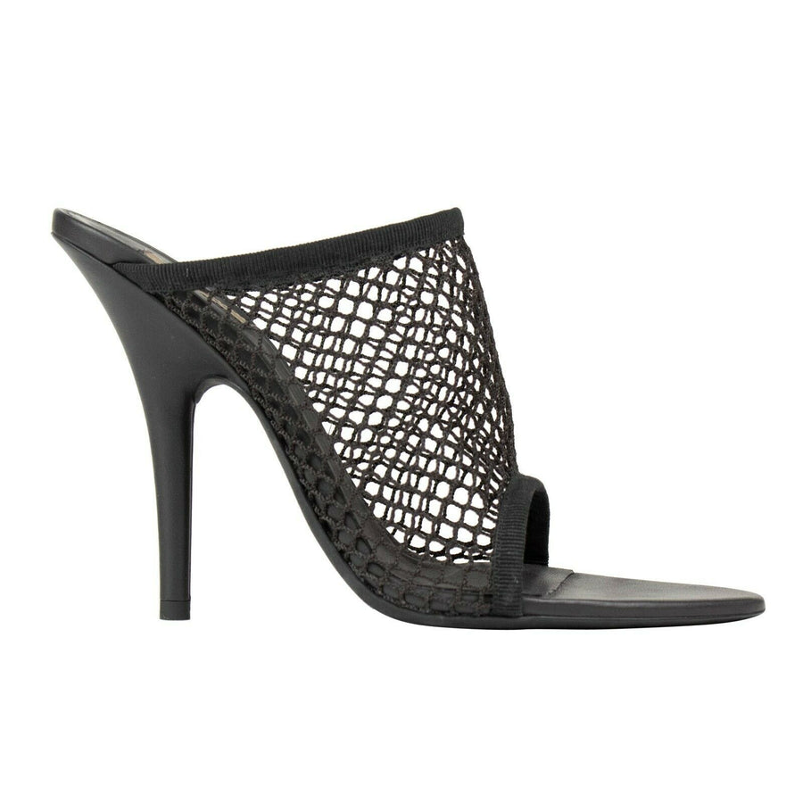 Season 6 Mesh Panel Mules Pumps - Graphite