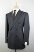 Super 150's Wool Double Breasted Suit - Gray