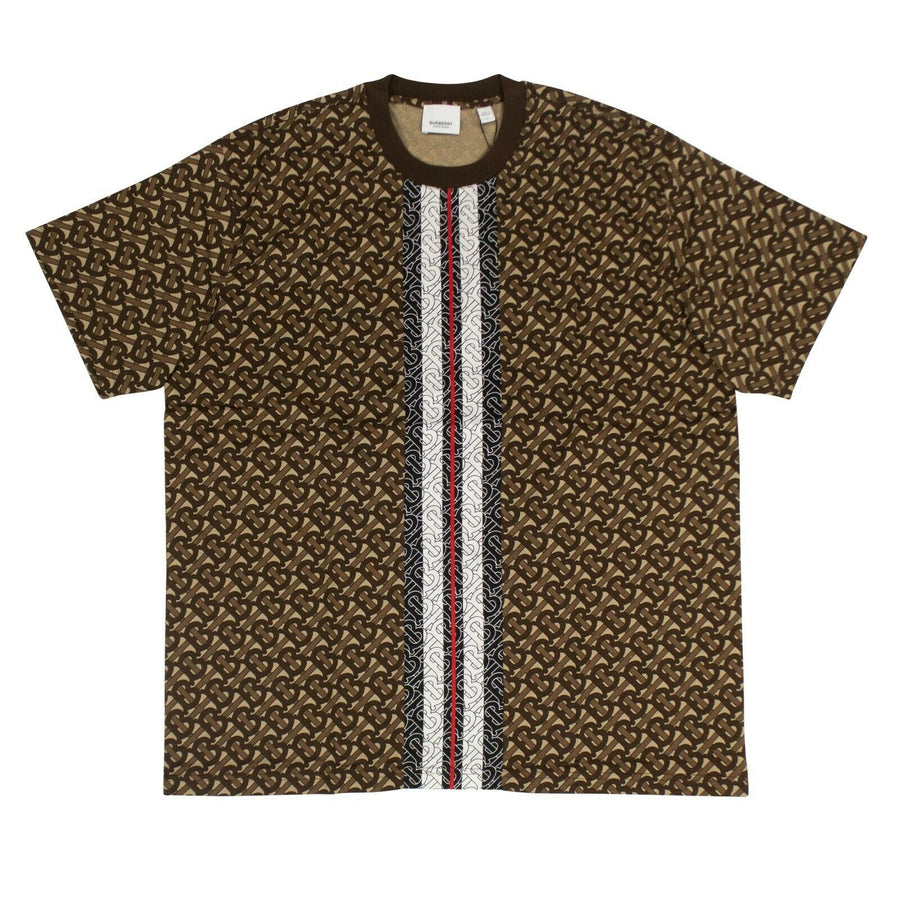 Men's Burberry x Riccardo Tisci Bridle Contrast T-Shirt - Brown