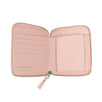 Animal Embossed Patchwork Square Wallet - Pink