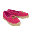 Women's Raffia Double G Espadrille Flats - Pink