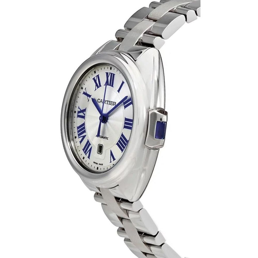 Cartier Cle de Cartier, Small Stainless-Steel Date 31MM Watch WSCL0005